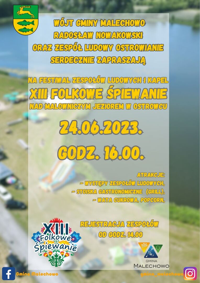 Plakat informujący o wydarzeniu.
