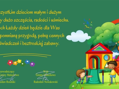 Życzenia z okazji Dnia Dziecka.