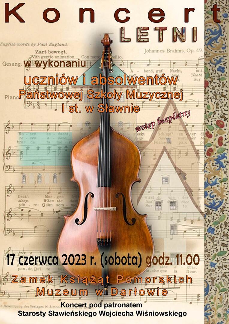 Plakat informujący o wydarzeniu.