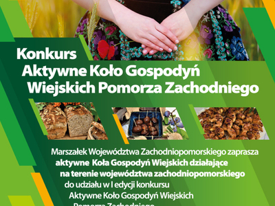 Plakat informujący o konkursie.