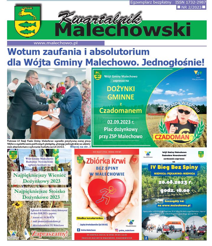 Nowy numer Kwartalnika Malechowskiego.