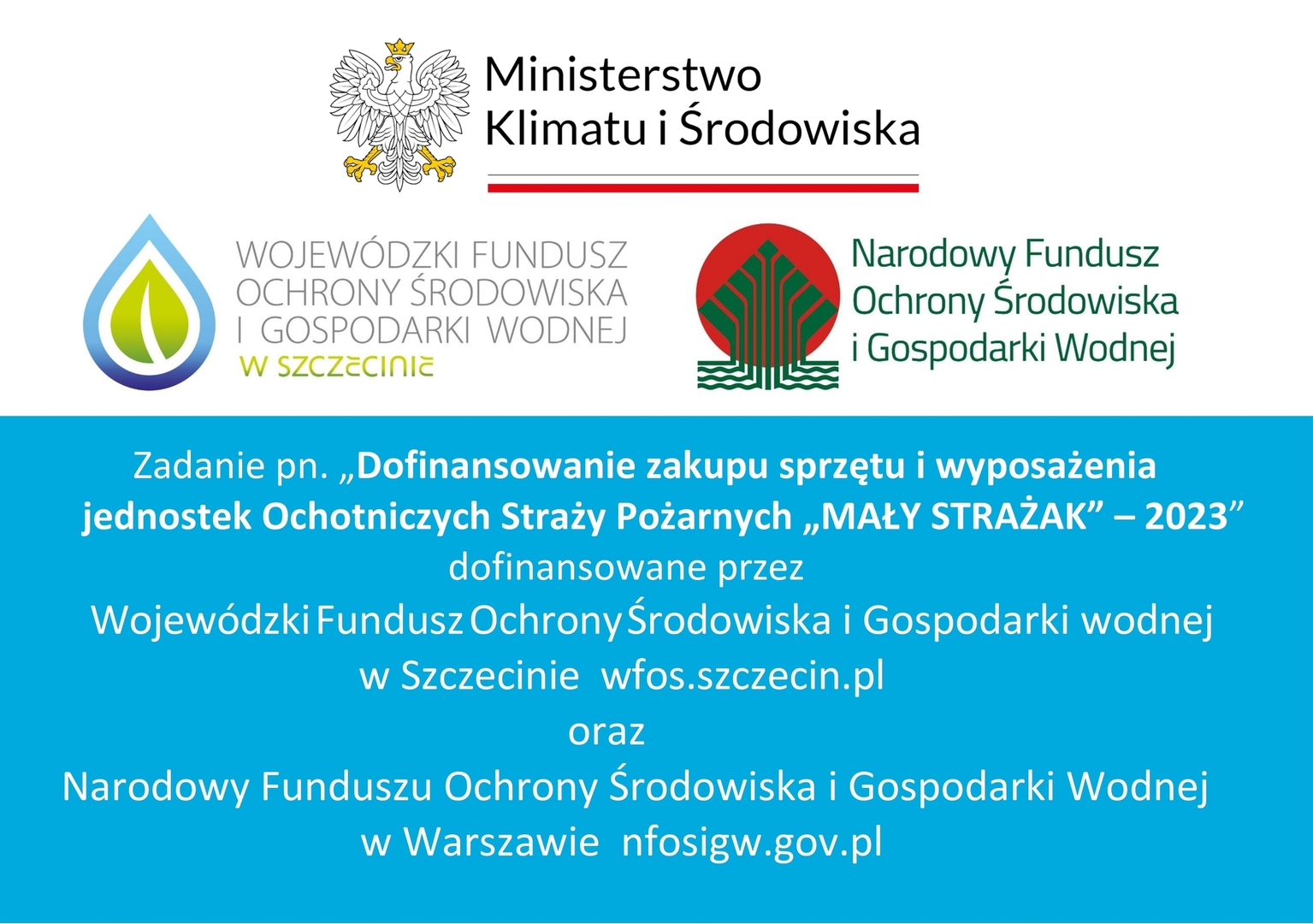 Tablica informacyjna o projekcie.