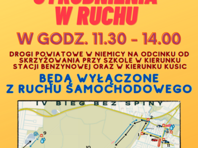 Informacja o wyłączeniu dróg powiatowych z ruchu samochodowego.