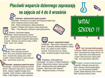 Harmonogram zajęć PWD.