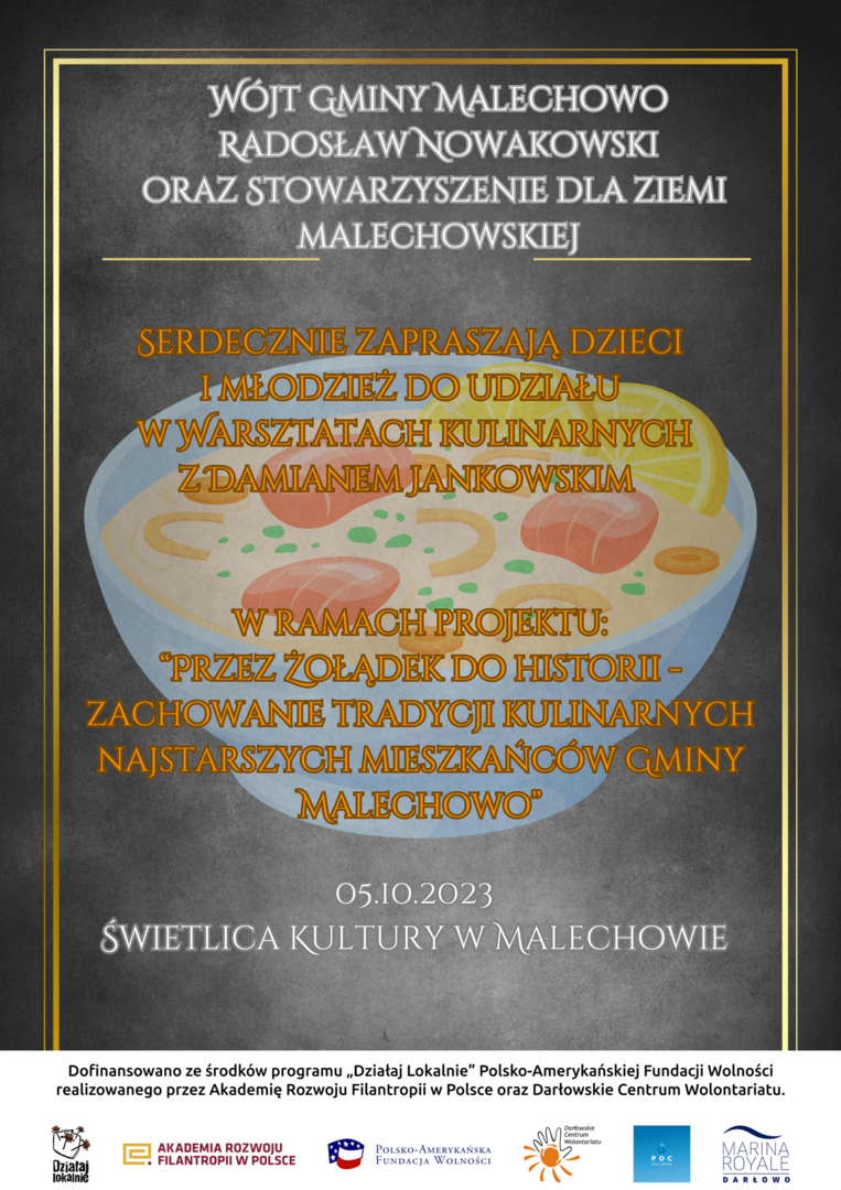 Warsztaty kulinarne z Damianem Jankowskim.