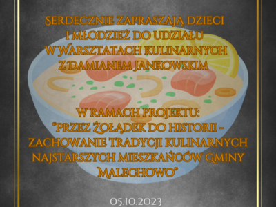 Warsztaty kulinarne z Damianem Jankowskim.