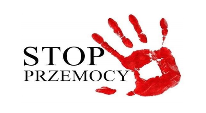 Logo. Stop przemocy.