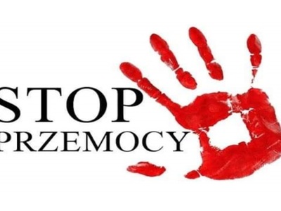 Logo. Stop przemocy.