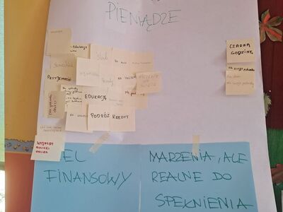 Plakat pn. Na co wydajemy pieniądze.