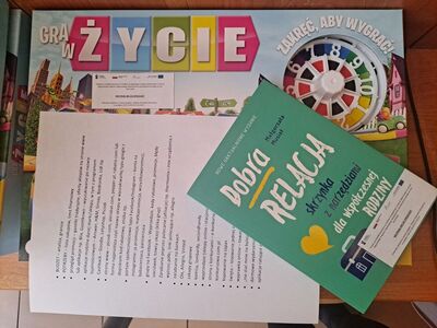 Materiały edukacyjne na warsztatach.