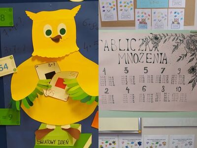 Plakaty wykonane przez dzieci.