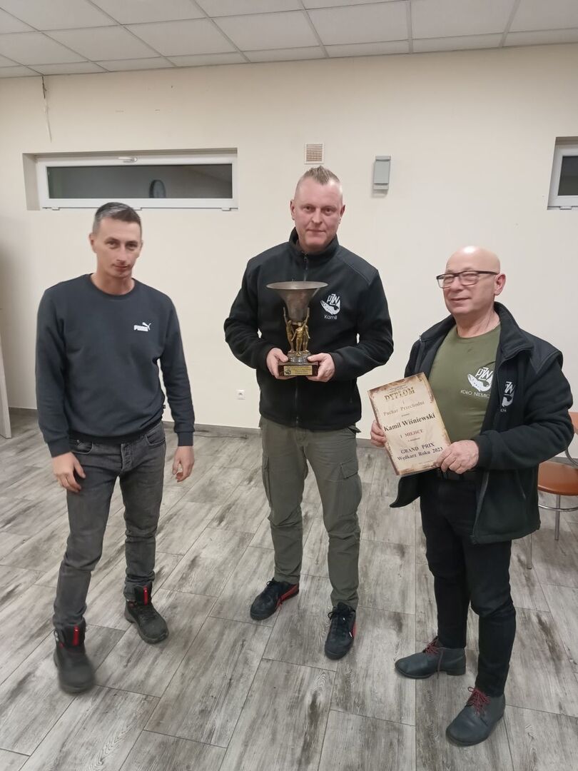 Od lewej: Romuald Bobis, Kamil Wiśniewski, Mirosław Gancarz.
