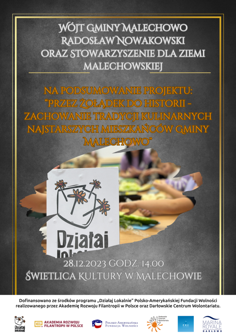 Zaproszenie na spotkanie podsumowujące - Działaj Lokalnie.