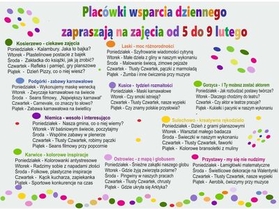 Graficzny harmonogram zajęć PWD.