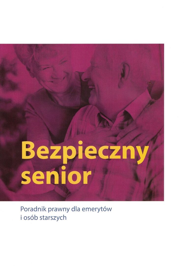 Okładka poradnika dla seniorów.