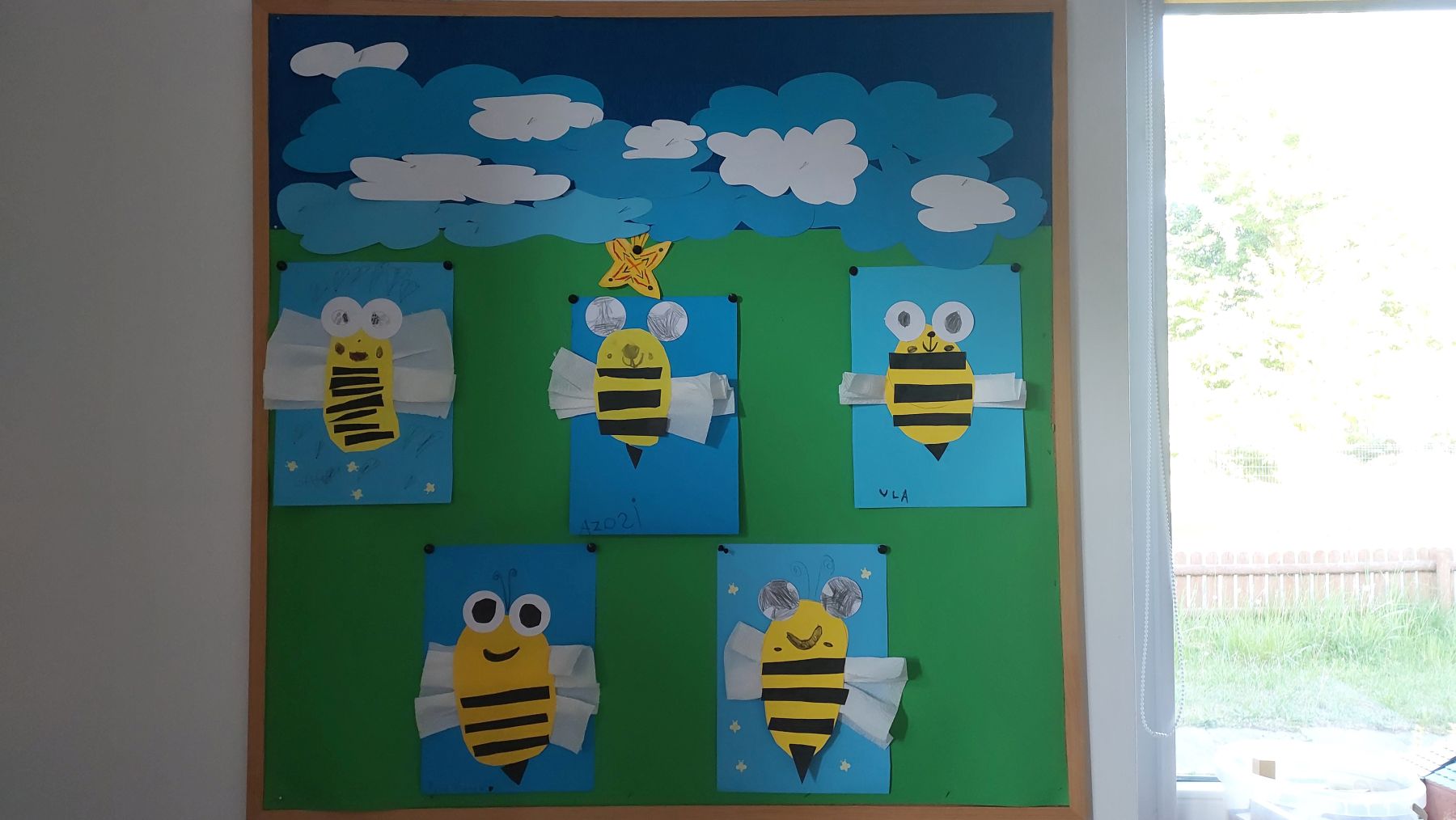 Prace plastyczne w wykonaniu dzieci.