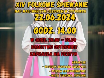 Plakat zapraszający na wydarzenie.