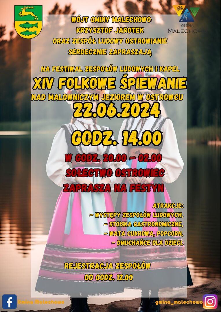 Plakat zapraszający na wydarzenie.