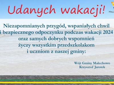 Udanych wakacji.