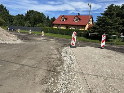 Remont drogi w Kosierzewie.