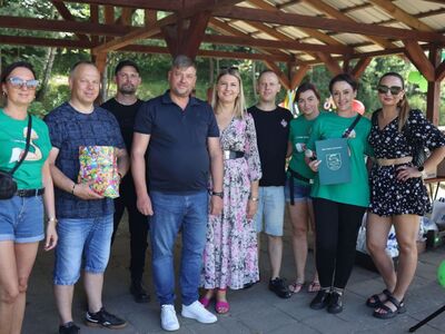 Organizatorzy pikniku i włodarze Gminy Malechowo