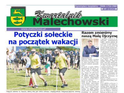 kwartalnik Malechowski, nr 2/2024 - pierwsza strona
