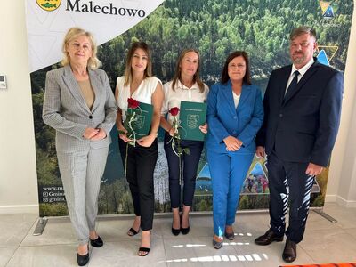 Uroczystość wręczenia aktów mianowania dla nauczycielek SP w Lejkowie