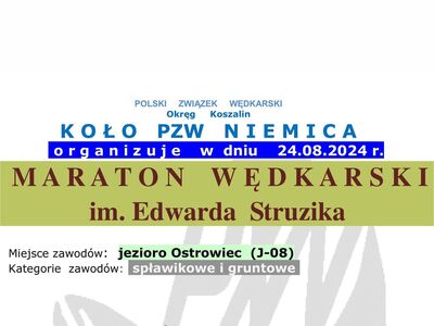 Maraton Wędkarski - informacja