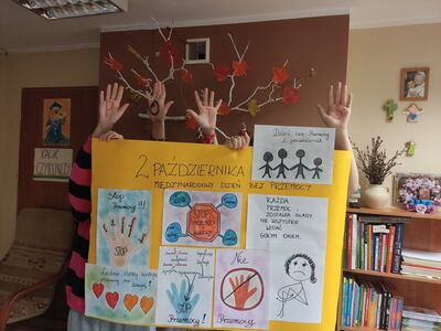 Plakat - stop przemocy!