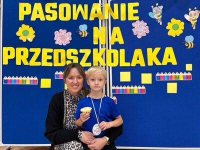 Pasowanie na przedszkolaka w SP Niemica