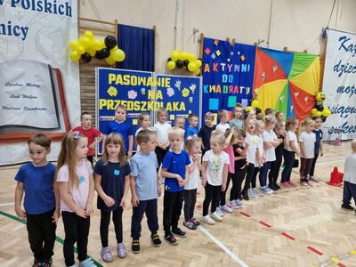 Pasowanie na przedszkolaka w SP Niemica