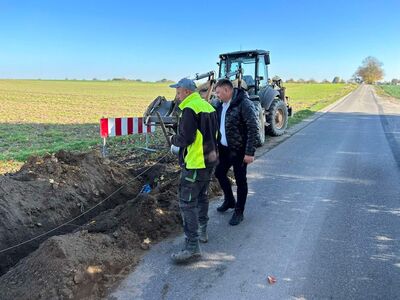 Budowa kanalizacji sanitarnej na odcinku Żegocino-Podgórki