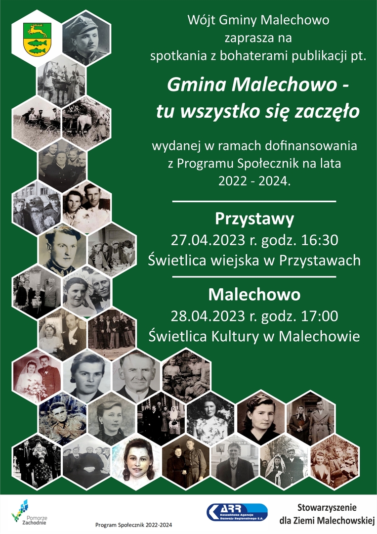 Plakat - zaproszenie na spotkanie. 