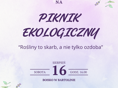 Piknik ekologiczny w Bartolinie - plakat 1