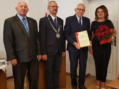Zasłużony Obywatel Bobolic  Juliusz Glaser