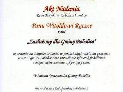 AKT NADANIA WITOLD RĄCZKA