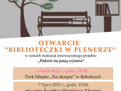 Biblioteczki w plenerze