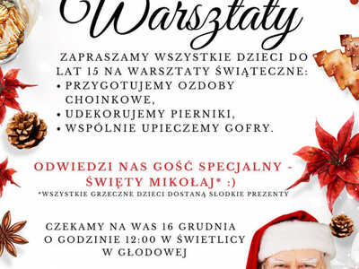 Świąteczne Warsztaty w Głodowej
