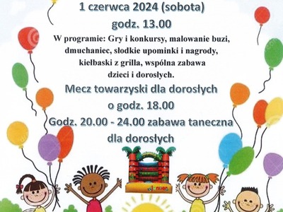 Dzień Dziecka połączony z Piknikiem Rodzinnym w Sołectwie Krępa