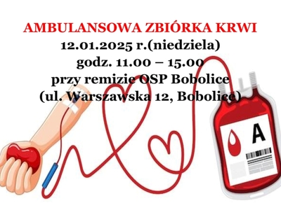 Ambulansowa zbiórka krwi