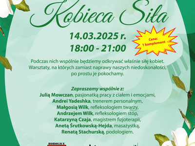 KOBIECA SIŁA - WARSZTATY DLA PAŃ