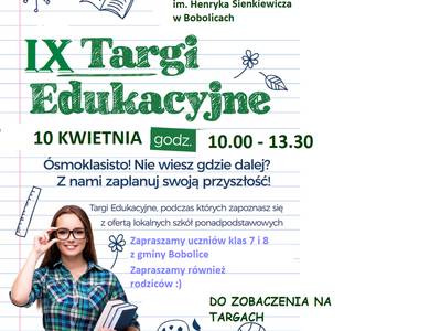 IX Targi Edukacyjne w SP Bobolice
