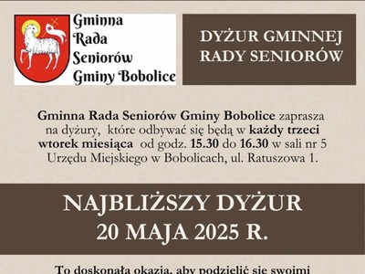 Dyżur Gminnej Rady Seniora