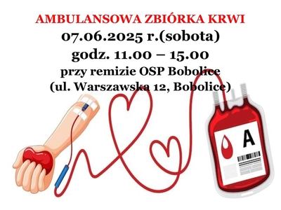 Ambulansowa zbiórka krwi