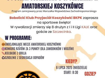 ,,Turniej o Puchar Subregionu D Społecznika w amatorskiej Koszykówce"