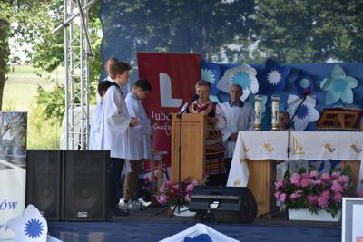 Zdjęcie z XVII Międzydiecezjalnego Przeglądu Pieśni Maryjnej w Księżomierzy
