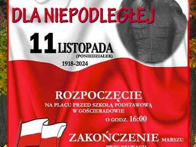 Zdjęcie plakatu z flagą Polski