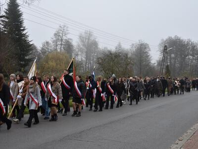 Zdjęcie z Narodowego Święta Niepodległości w Gminie Gościeradów