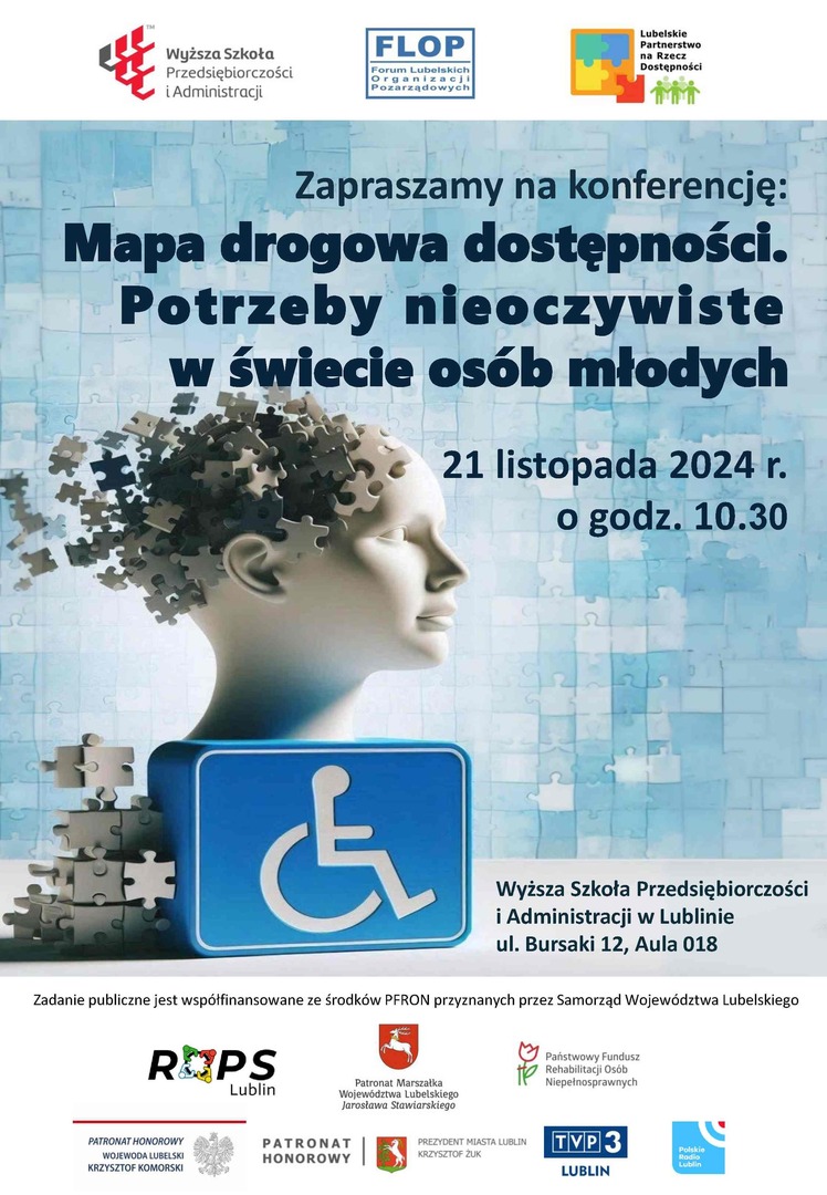 Zdjęcie plakatu z puzlami