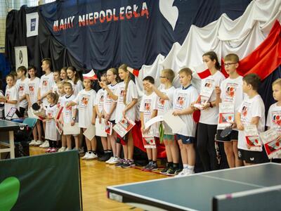 Zdjęcie z wyników 3. Otwartego Turnieju Tenisa Stołowego „Mamy Niepodległą”